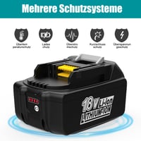 Energup 2 ks 18V 5500mAh náhradná batéria pre Makita BL1850 BL1860 BL1840 BL1830 BL1820 BL1850B s LED indikátorom 6