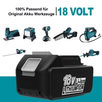 Energup 2 ks 18V 5500mAh náhradná batéria pre Makita BL1850 BL1860 BL1840 BL1830 BL1820 BL1850B s LED indikátorom 3