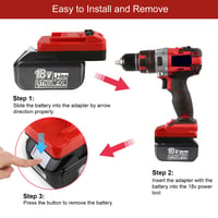 Adaptor baterie Energup pentru utilizarea acumulatorilor Makita 18V pe sculele electrice Einhell MT18EIN 5