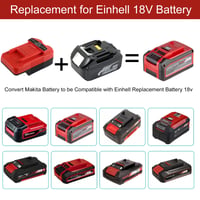 Adaptor baterie Energup pentru utilizarea acumulatorilor Makita 18V pe sculele electrice Einhell MT18EIN 3