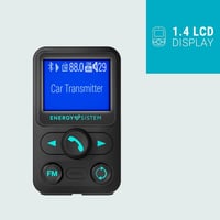 Energy Sistem Car Transmitter FM Xtra FM-adó Bluetooth microSD USB - fekete 2