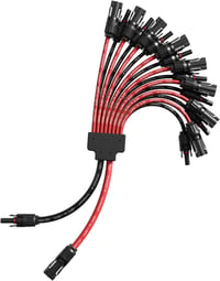 enernova Napelem Y Elosztó 4-6mm² IP68 Vízálló Napelemes Kábel 30A 1500V 1