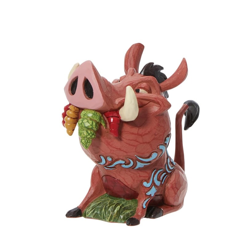 Mini figúrka Enesco Disney Traditions Pumbaa – Zberateľská soška Leví kráľ, 8x4,5x7,5 cm, 1 ks