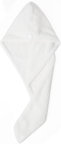 ENETIX 2 db Mikroszálas Hajszárító Törülköző, Gyorskuruló, 70x25 cm, Fehér - White 5