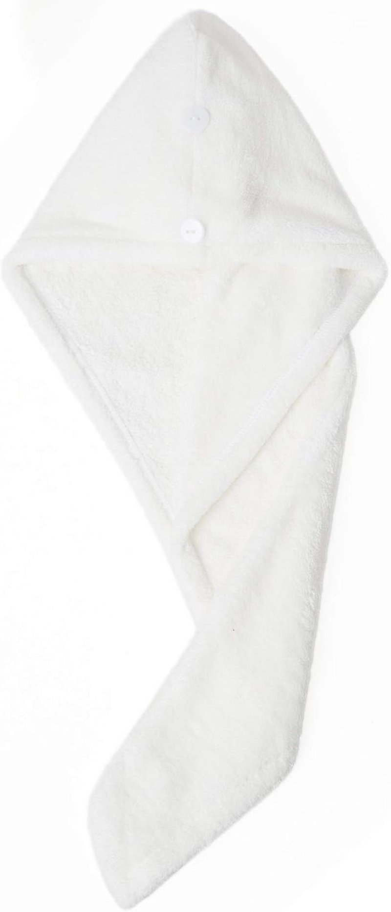 ENETIX 2 db Mikroszálas Hajszárító Törülköző, Gyorskuruló, 70x25 cm, Fehér - White