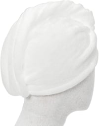 ENETIX 2 db Mikroszálas Hajszárító Törülköző, Gyorskuruló, 70x25 cm, Fehér - White 2