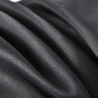 ENETIX Selyem Szatén Párnahuzat 2db Hajápolás Bőrprobléma Elleni 50×75cm Fekete Rejtett Cipzárral - 50×70 cm, Black 4