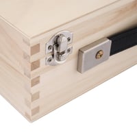 Set de bile de petanque Engelhart, 6 bucăți, oțel cromat, 74 mm, 720 g, în cutie de depozitare din lemn 5