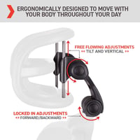 Engineered Now Aeron Chair H3 fejvédő klasszikus szénszürke 4