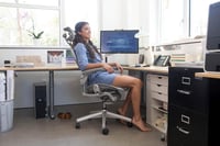 Engineered Now Aeron Chair H3 fejvédő klasszikus szénszürke 8