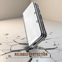 Ochranný kryt Eniyou pre konzolu New 3DS XL LL, priehľadné krištáľové pevné PC puzdro, 2 ks krištáľový kryt + 1 USB nabíjací kábel 5