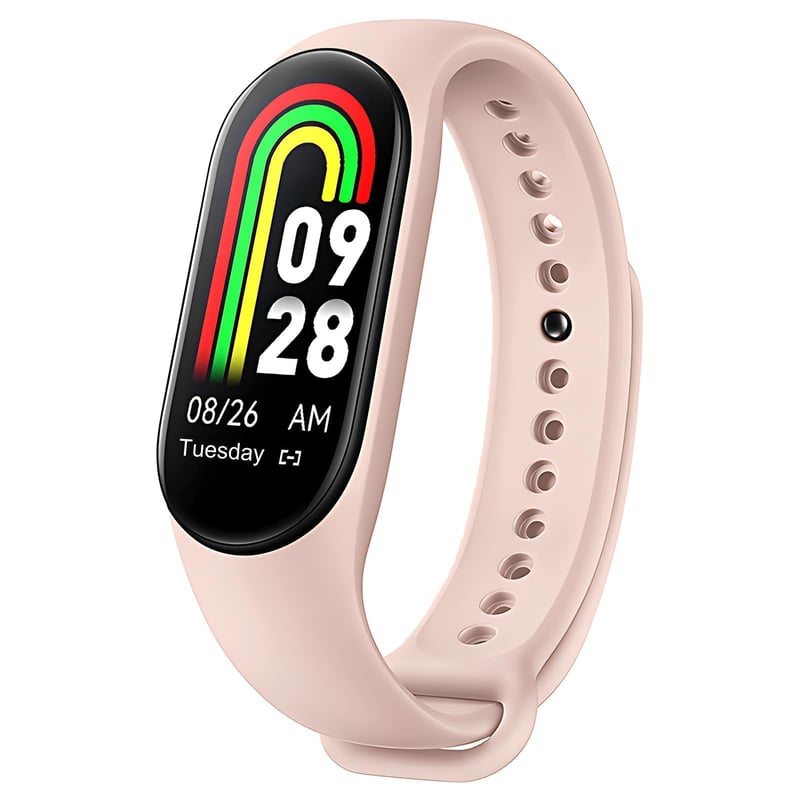 Enjiror IP67 vodotesné fitness športové hodinky s monitorom srdcového tepu, krvného tlaku a spánku – ružové
