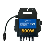 Vychutnajte si mikroinvertor APsystems EZ1-M 800W s Wi-Fi a Bluetooth pripojením, certifikáciou PV VDE, systémom Plug and Play, ideálny pre balkónové solárne systémy. 1