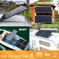 Enjoy Solar monokristályos napelem lakóautóhoz, kerti házhoz, csónakhoz 4
