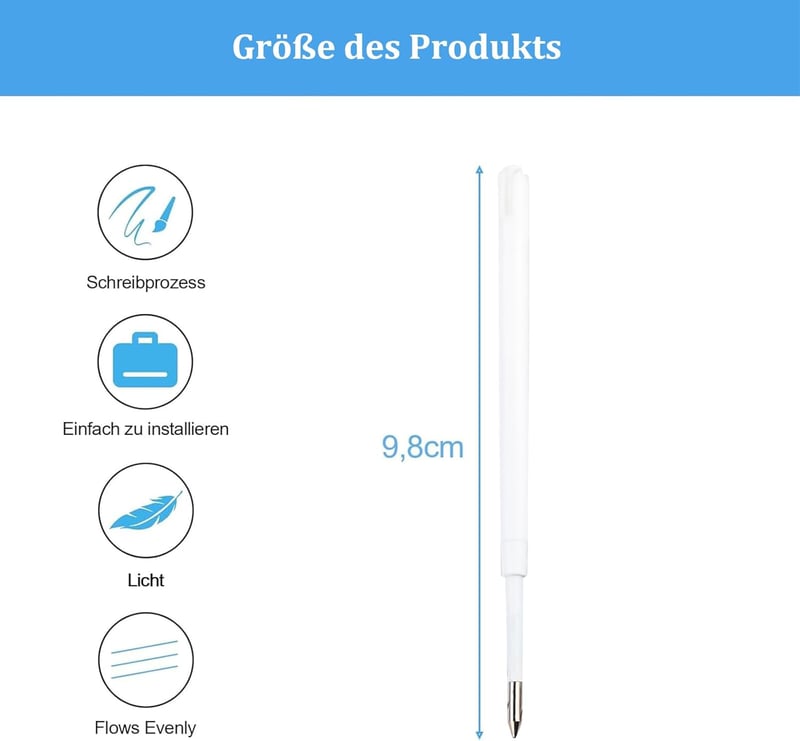 ENLACE Golyóstoll betét kék 1.0mm 50db csomag irodai íráshoz