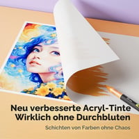ENMY Tekuté akrylové fixky 60 ks - Na textil, plátno, kameň, sklo, drevo, papier - DIY súprava akrylových farieb 3