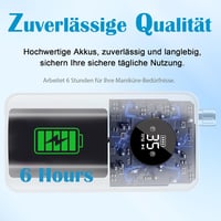 Enniewi 35000 RPM Elektromos Körömcsiszoló LED Kijelzővel, Töltöthető, Halk, Professzionális - Weiß 7
