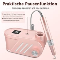 Pilă electrică profesională pentru unghii Enniewi, 35000 RPM - roz 5
