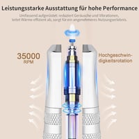 Enniewi Köröm Fúró 35000 RPM Fehér Professzionális Manikűr Gép 2