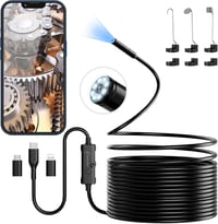 Ennovor 1920 HD endoszkóp kamera 8 LED-del, vízálló IP67, 5 méter, Android iOS 1