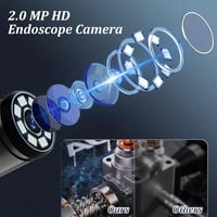 Ennovor 1920 HD endoszkóp kamera 8 LED-del, vízálló IP67, 5 méter, Android iOS 2