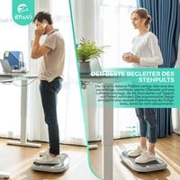 ENOVI Aerobic Quilting Board Fitness Stepper Térdfokozó Gumiszalagokkal Otthoni Edzéshez 6