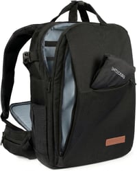 ENTDECKBAG Fotós Hátizsák Antitolvaj Hátul Nyitható Laptop Rekesz 14" Vízálló Fekete - Black 1
