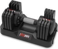 EnterSports állítható súlyzó 18 kg, 5 fokozat, csúszásmentes markolat 1