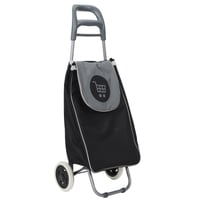 Dvojkolesový nákupný vozík Entre Temps Sh1541 Picto, 50 l, s vreckom na zips, farebný dizajn, polyesterový materiál 4
