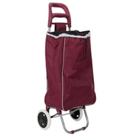 Dvojkolesový nákupný vozík Entre Temps Sh1541 Picto, 50 l, s vreckom na zips, farebný dizajn, polyesterový materiál 8