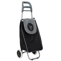 Dvojkolesový nákupný vozík Entre Temps Sh1541 Picto, 50 l, s vreckom na zips, farebný dizajn, polyesterový materiál 5