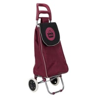 Dvojkolesový nákupný vozík Entre Temps Sh1541 Picto, 50 l, s vreckom na zips, farebný dizajn, polyesterový materiál 1
