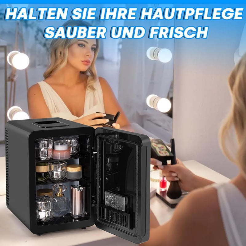 Enventor 10 literes mini hűtőszekrény LCD kijelzővel, fűtés/hűtés funkcióval, autóhoz és irodához