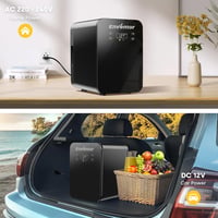 Enventor 10L Mini Hűtőszekrény Fűtéssel, Autós Hordozható Hűtő 12V/220V, Szobai Kozmetikai Hűtőgép 5