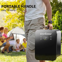 Enventor 10L Mini Hűtőszekrény Fűtéssel, Autós Hordozható Hűtő 12V/220V, Szobai Kozmetikai Hűtőgép 7