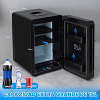 Enventor mini hűtő- és melegítőszekrény 12V/220V - 15 L, fekete 4