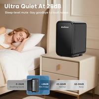 Enventor mini hűtőszekrény 6 liter / 8 doboz, hordozható hűtő-fűtő, AC+12V - fekete 6