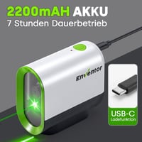 ENVENTOR zöld kereszt lézer szintezőlézeres szintmérő 50m mágneses tartóval 4