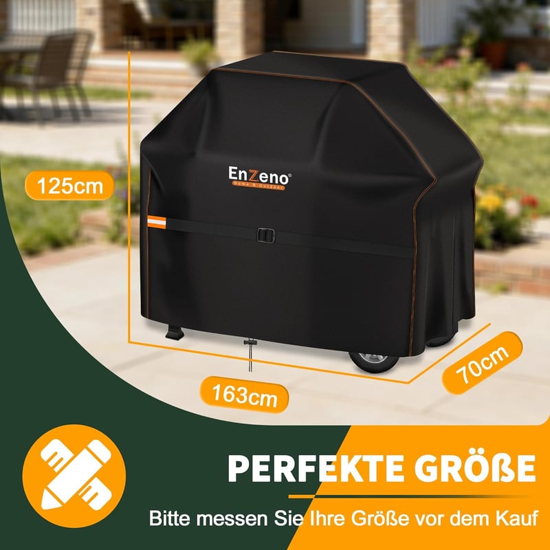 Enzeno Vízálló Grillhuzat 163x70x125cm Weber Brinkmann Char Broil