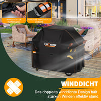 Enzeno Vízálló Grillhuzat 163x70x125cm Weber Brinkmann Char Broil 4