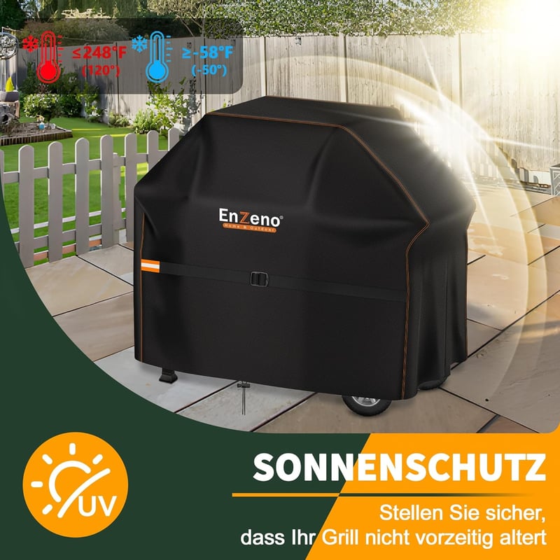 Enzeno Vízálló Grillhuzat 163x70x125cm Weber Brinkmann Char Broil