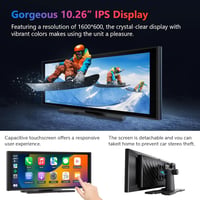 Eonon 10.26" IPS Autórádió Wireless CarPlay Android 4K Kamera SD Kártya 2