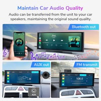 Eonon 10.26" IPS Autórádió Wireless CarPlay Android 4K Kamera SD Kártya 5