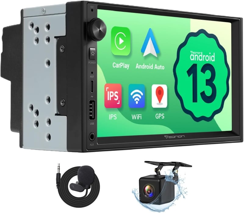 Eonon 7" Android 13 Autórádió Wireless CarPlay GPS Navigáció 2+32GB