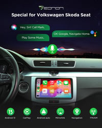 Eonon 9" Android 13 Autórádió VW T5 Golf Polo Touran 2+32GB CarPlay GPS 8