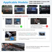 Eonon 9" Autórádió GPS Navigáció BMW E46 1998-2006 Android 13 Wireless CarPlay 2