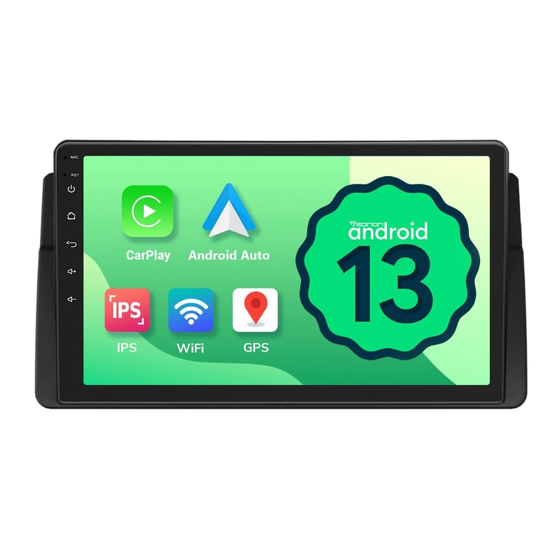 9" autorádio Eonon s GPS navigáciou pre BMW E46 1998-2006, Android 13, bezdrôtové CarPlay