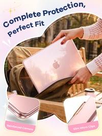 Husă de protecție transparentă EooCoo Crystal Clear pentru MacBook Neo 13" 2026 (A3404, A18 Pro) 5