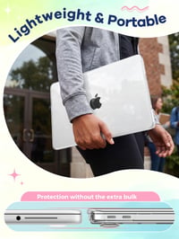 Husă de protecție transparentă EooCoo Crystal Clear pentru MacBook Neo 13" 2026 (A3404, A18 Pro) 7