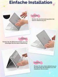 Husă de protecție transparentă EooCoo Crystal Clear pentru MacBook Neo 13" 2026 (A3404, A18 Pro) 8